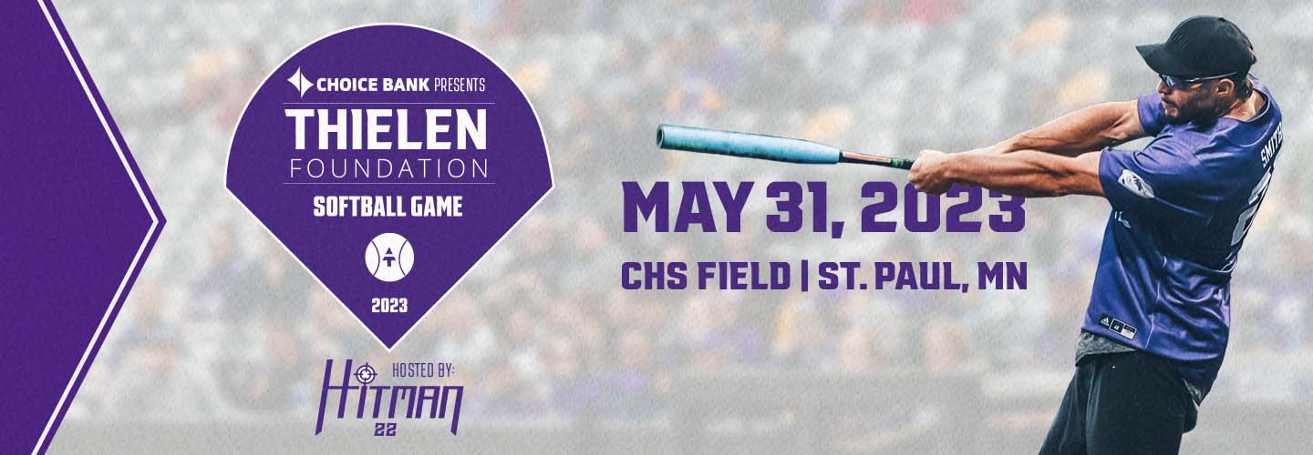 Adam Thielen Hoping to Knock Charity Softball Game Out of the Park